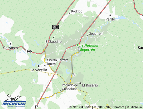 Mappa MICHELIN San Cristóbal Segunda Sección - ViaMichelin