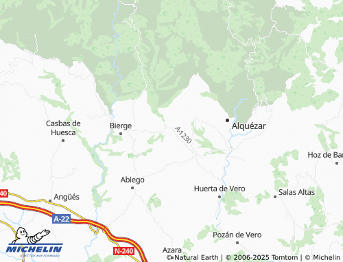 MICHELIN Alberuela de la Liena map - ViaMichelin