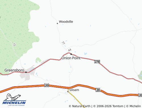 Mapa MICHELIN Union Point - ViaMichelin