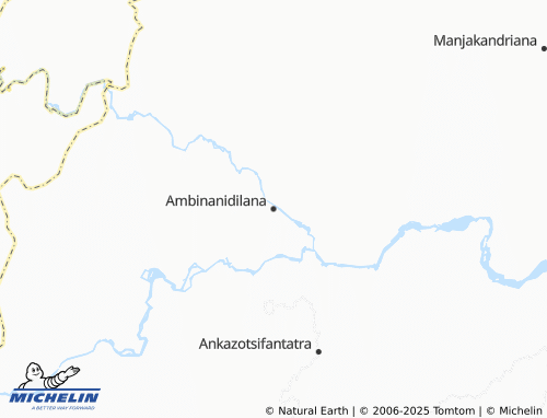 MICHELIN Ambinanidilana map - ViaMichelin