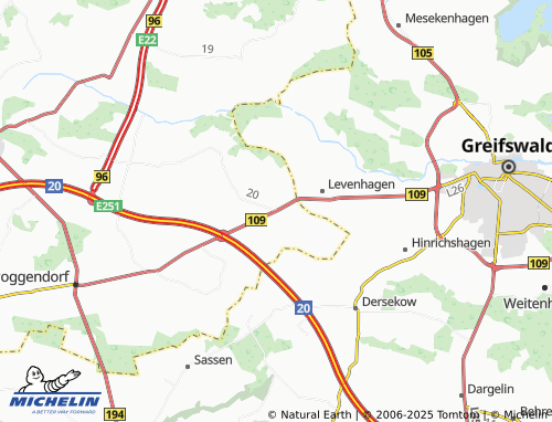 Carte MICHELIN Griebenow - ViaMichelin