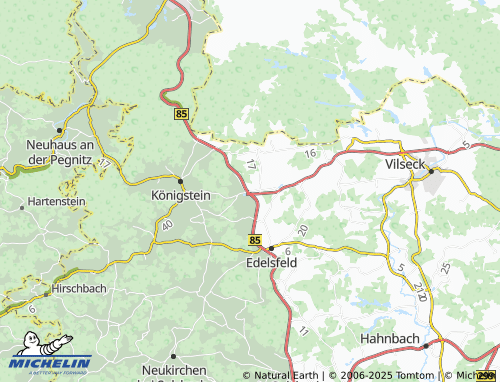 MICHELIN-Landkarte Mönlas - ViaMichelin