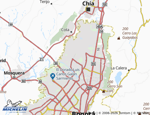 Carte MICHELIN El Pino - ViaMichelin