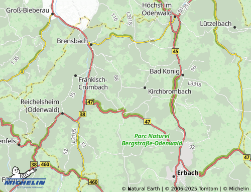 MICHELIN Hembach map - ViaMichelin