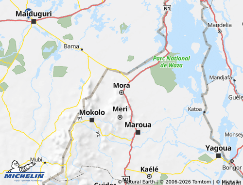MICHELIN Mayo-Sava map - ViaMichelin