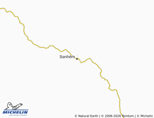 Mapa MICHELIN Itanhém - ViaMichelin