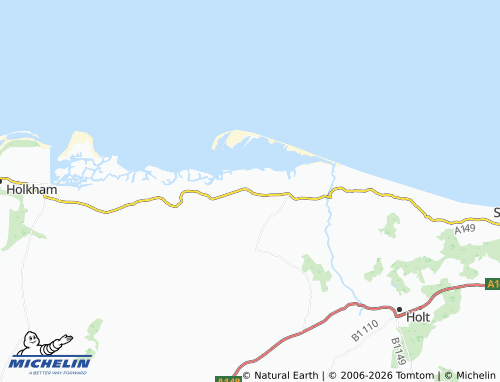 Carte MICHELIN Morston - ViaMichelin