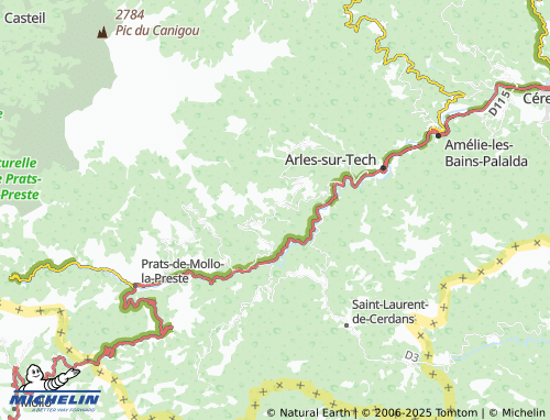 MICHELIN Montferrer map - ViaMichelin