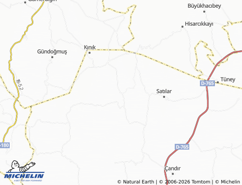 MICHELIN Karatepe map - ViaMichelin