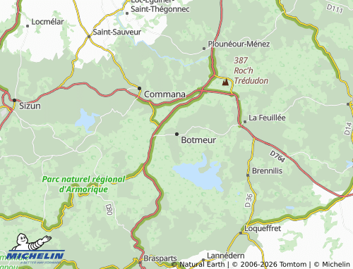 Mappa MICHELIN Botmeur - ViaMichelin