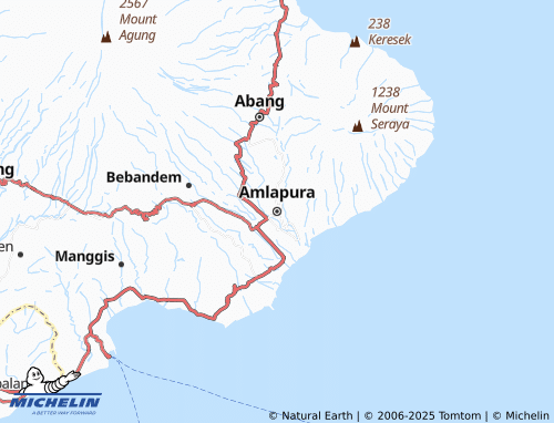 MICHELIN Amlapura map - ViaMichelin