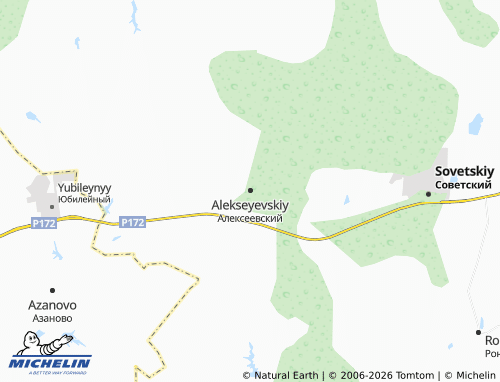 MICHELIN-Landkarte Alekseyevskiy - ViaMichelin