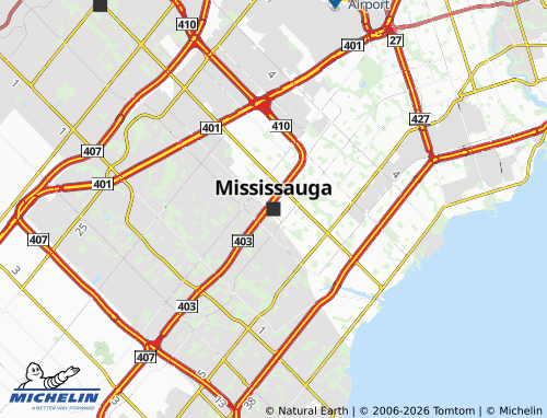 MICHELIN Mississauga map - ViaMichelin