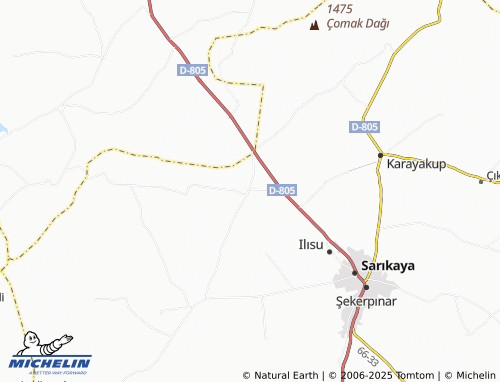 MICHELIN Kadılı map - ViaMichelin