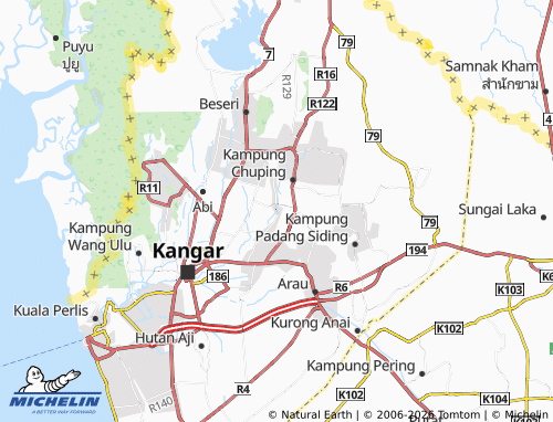 Carte MICHELIN Kampung Ngolang - ViaMichelin