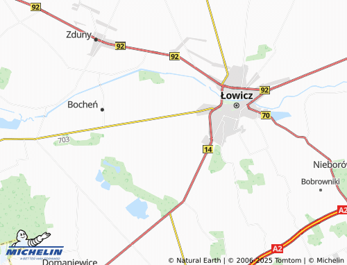 MICHELIN Pilaszków map - ViaMichelin