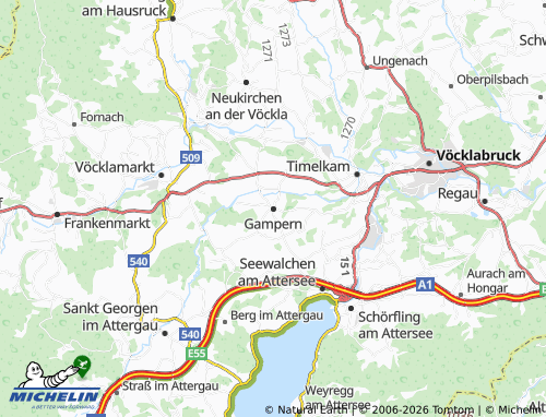 Mapa MICHELIN Gampern - ViaMichelin