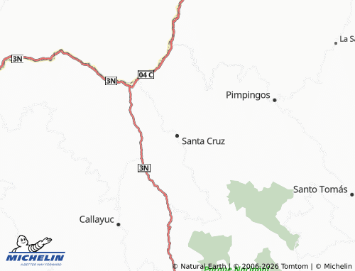 Carte MICHELIN Santa Cruz - ViaMichelin