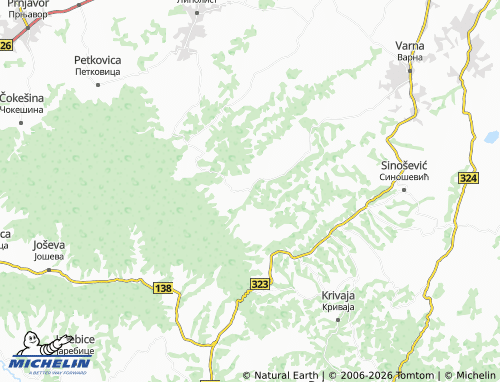 Carte MICHELIN Desić - ViaMichelin