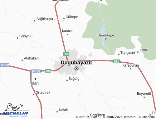 MICHELIN Hasankeyf map - ViaMichelin