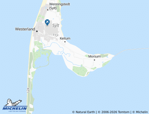 MICHELIN Archsum map - ViaMichelin
