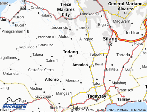 MICHELIN Kaytapos map - ViaMichelin
