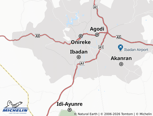 MICHELIN Oripa Ikereku map - ViaMichelin