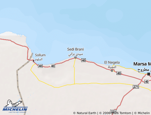 Mappa MICHELIN Sidi Barrani - ViaMichelin