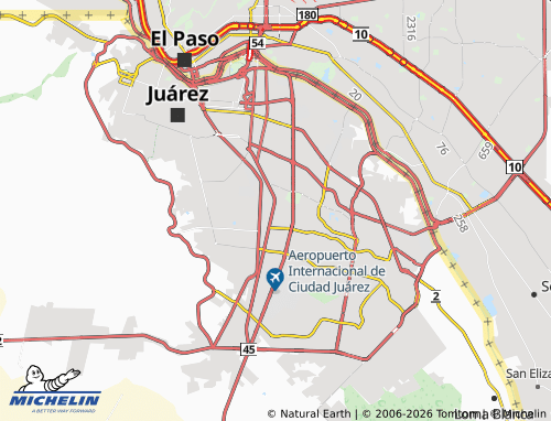 Mappa MICHELIN Lomas del Tesoro - ViaMichelin