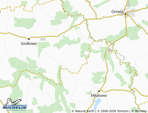 MICHELIN Lesiska map - ViaMichelin
