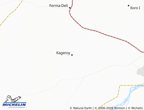 Carte MICHELIN Kageroy - ViaMichelin