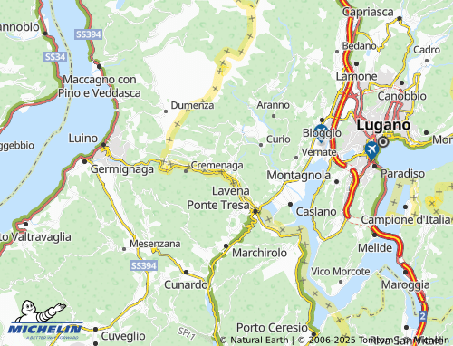 Mapa MICHELIN Madonna del Piano - ViaMichelin