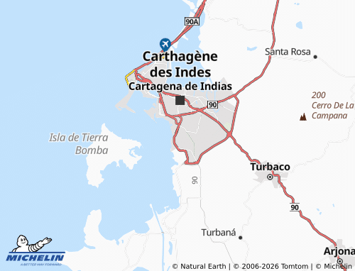Mapa MICHELIN Villa Barraza - ViaMichelin