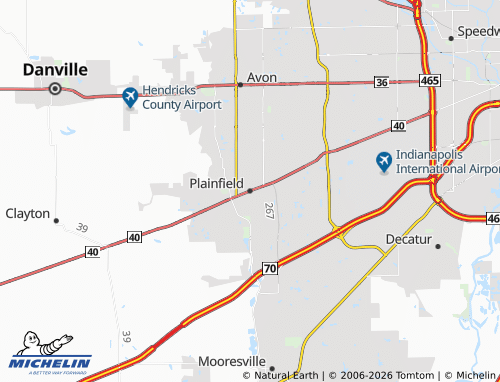 Mappa MICHELIN Plainfield - ViaMichelin