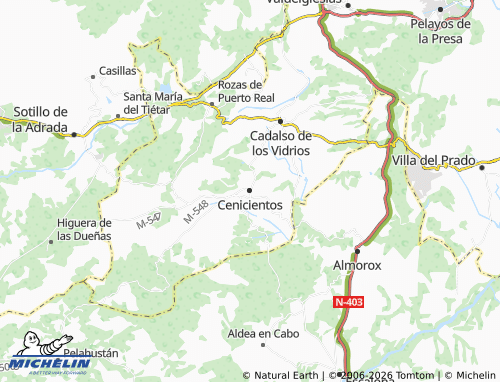 Mapa MICHELIN Cenicientos - ViaMichelin