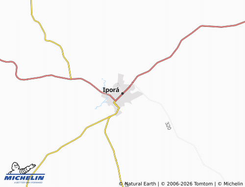 MICHELIN Iporá map - ViaMichelin