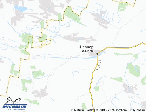 MICHELIN Ponora map - ViaMichelin