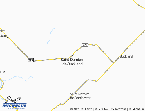 MICHELIN Saint-Damien-de-Buckland map - ViaMichelin