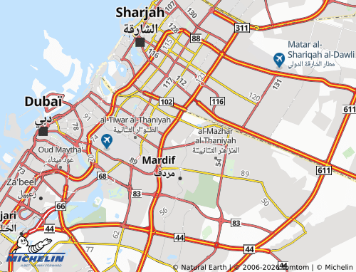 Mappa MICHELIN Muhaysinah al-Thaniyah - ViaMichelin