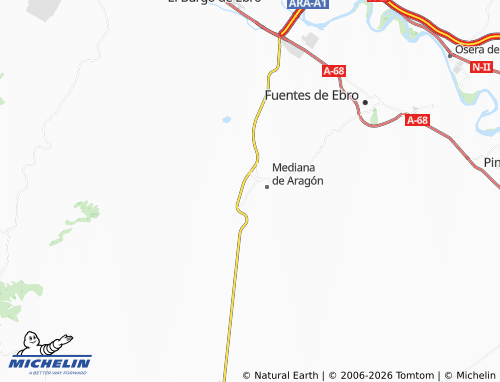 MICHELIN Eras Bajas map - ViaMichelin