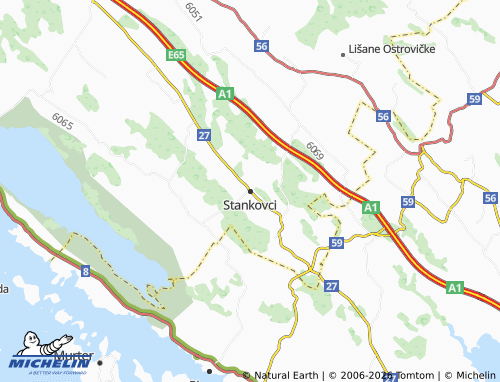 MICHELIN-Landkarte Stankovci - ViaMichelin