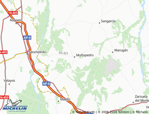 MICHELIN Muñopedro map - ViaMichelin