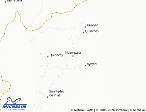 MICHELIN Huampara map - ViaMichelin