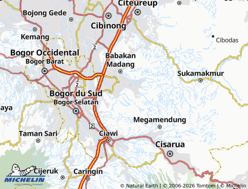 Carte MICHELIN Cijayanti - ViaMichelin