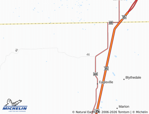 Mappa MICHELIN Pawnee - ViaMichelin
