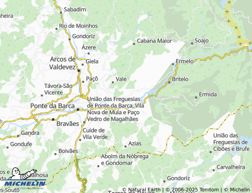 MICHELIN Vilar de Lobos map - ViaMichelin