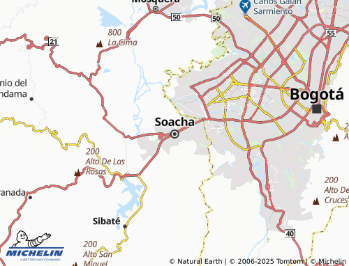 MICHELIN La Toscana map - ViaMichelin