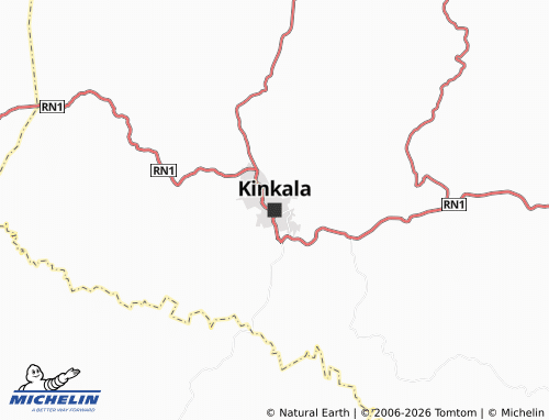 MICHELIN-Landkarte Kinkala - ViaMichelin