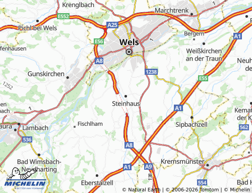 Mapa MICHELIN Steinhaus - ViaMichelin