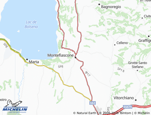 Mapa MICHELIN Montefiascone - ViaMichelin